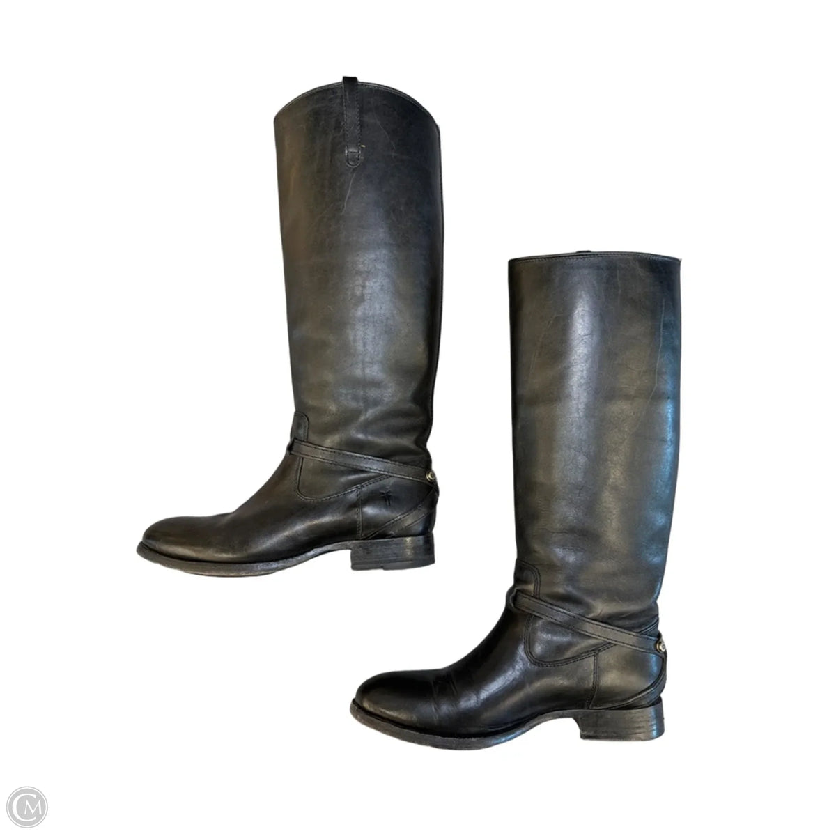 Boots Designer By Frye In Black, Size: 7