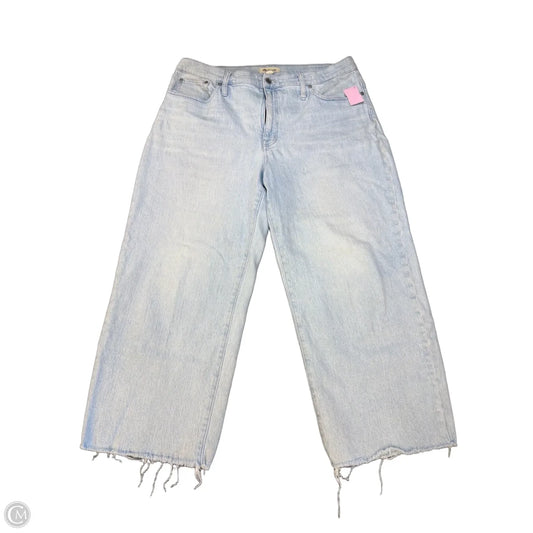 Jeans Wide Leg By Madewell In Blue Denim, Size: 16