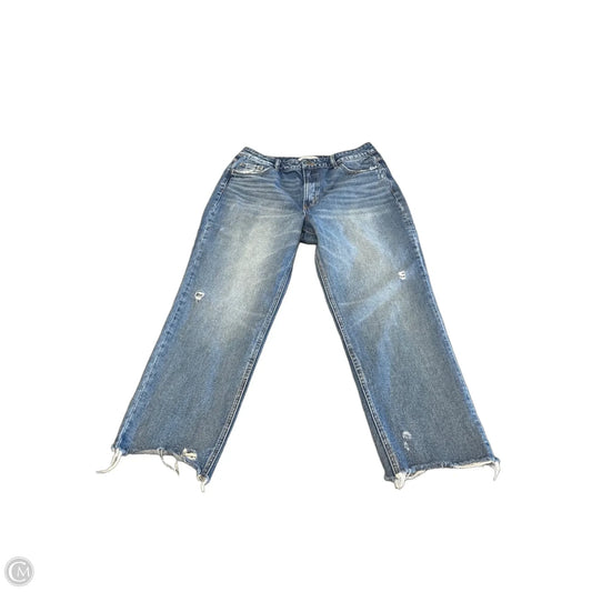 Jeans Straight By Flying Monkey In Blue Denim, Size: 12
