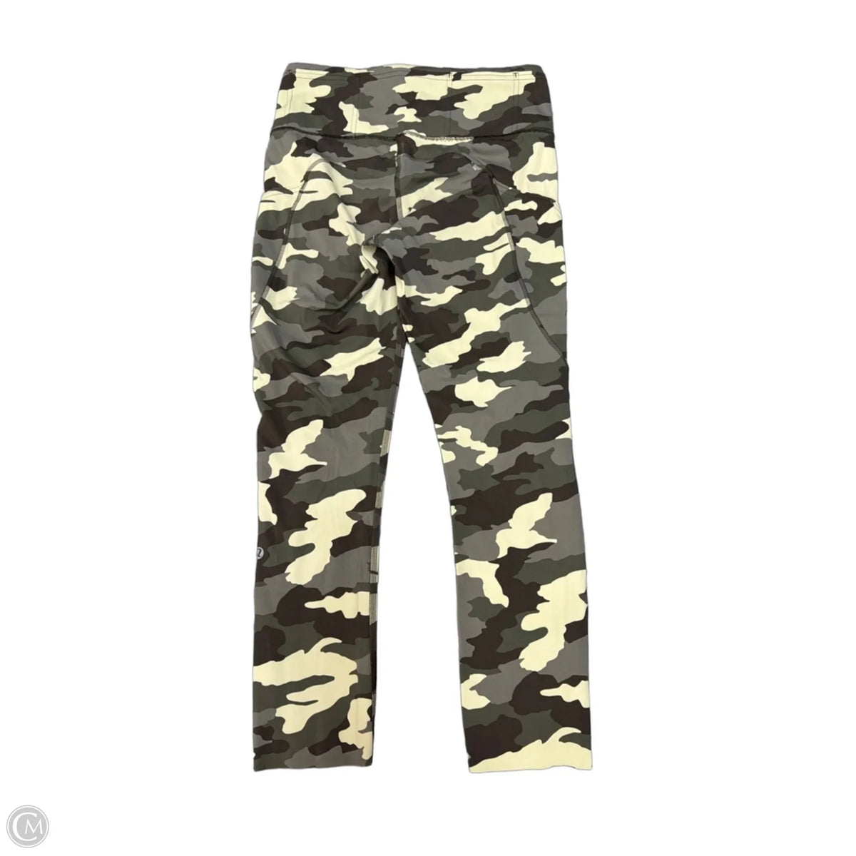 Athletic Capris By Lululemon In Camouflage Print, Size: S