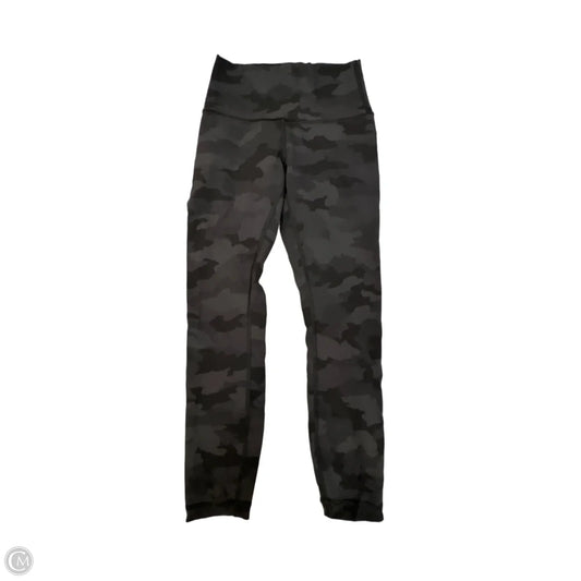 Athletic Leggings Capris By Lululemon In Camouflage Print, Size: S