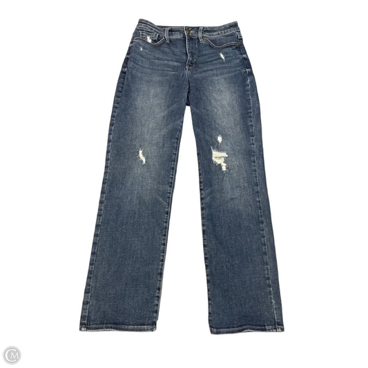 Jeans Straight By Not Your Daughters Jeans In Blue Denim, Size: 4p