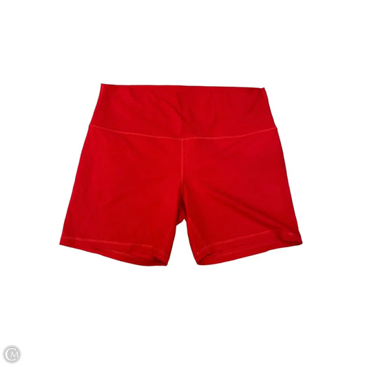 Athletic Shorts By Lululemon In Red, Size: Xl