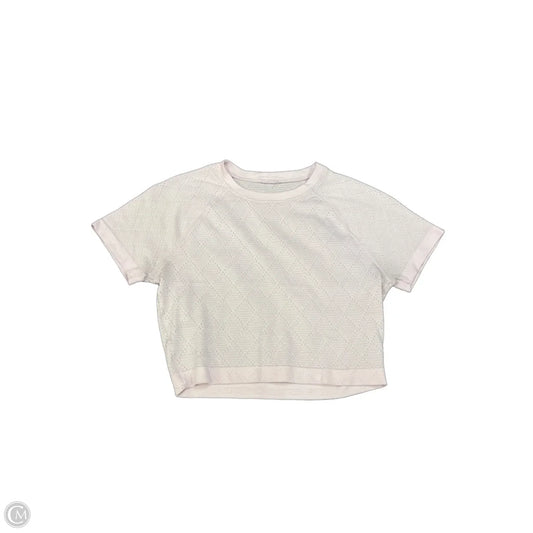 Athletic Top Short Sleeve By Lululemon In Pink, Size: S