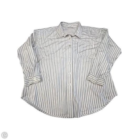 Top Long Sleeve By Maurices In Striped Pattern, Size: Xl