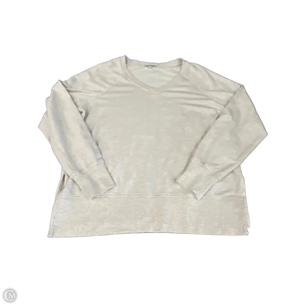 Top Long Sleeve Basic By Z Supply In Beige, Size: S
