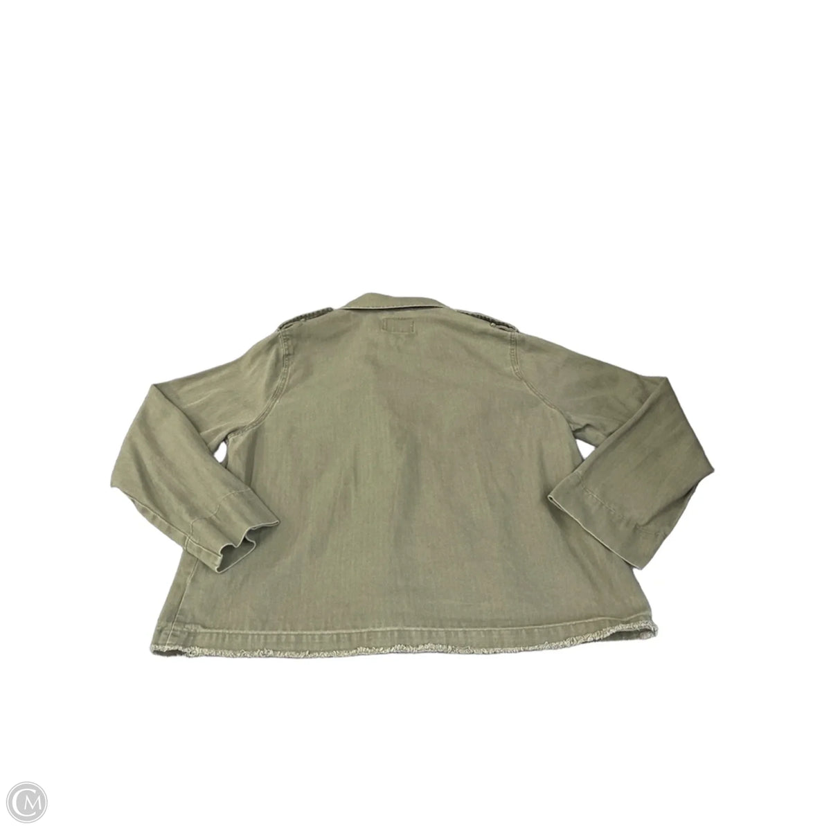 Jacket Shirt By Universal Thread In Green, Size: L