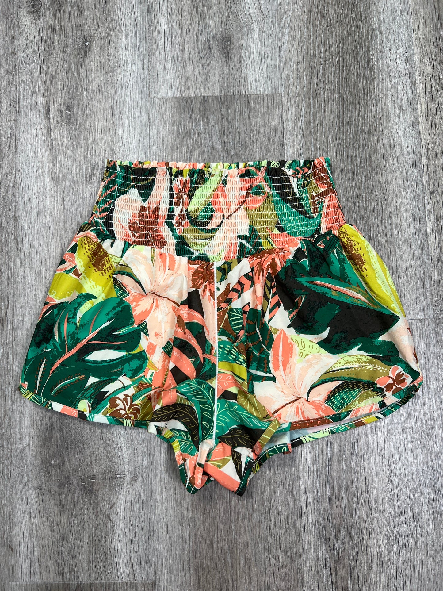 Tropical Print Athletic Shorts Aerie, Size M