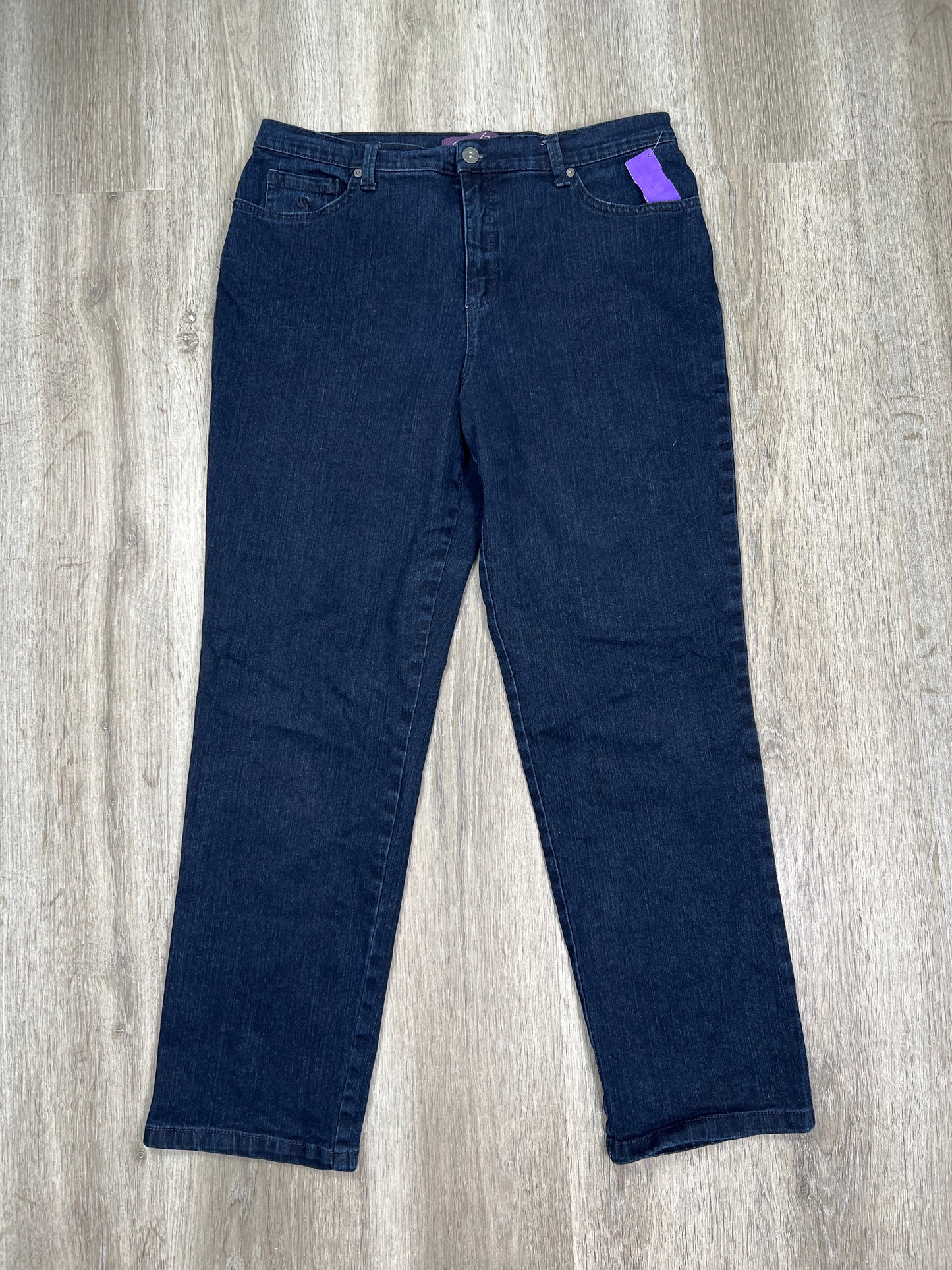 Blue Denim Jeans Straight Gloria Vanderbilt, Size 12