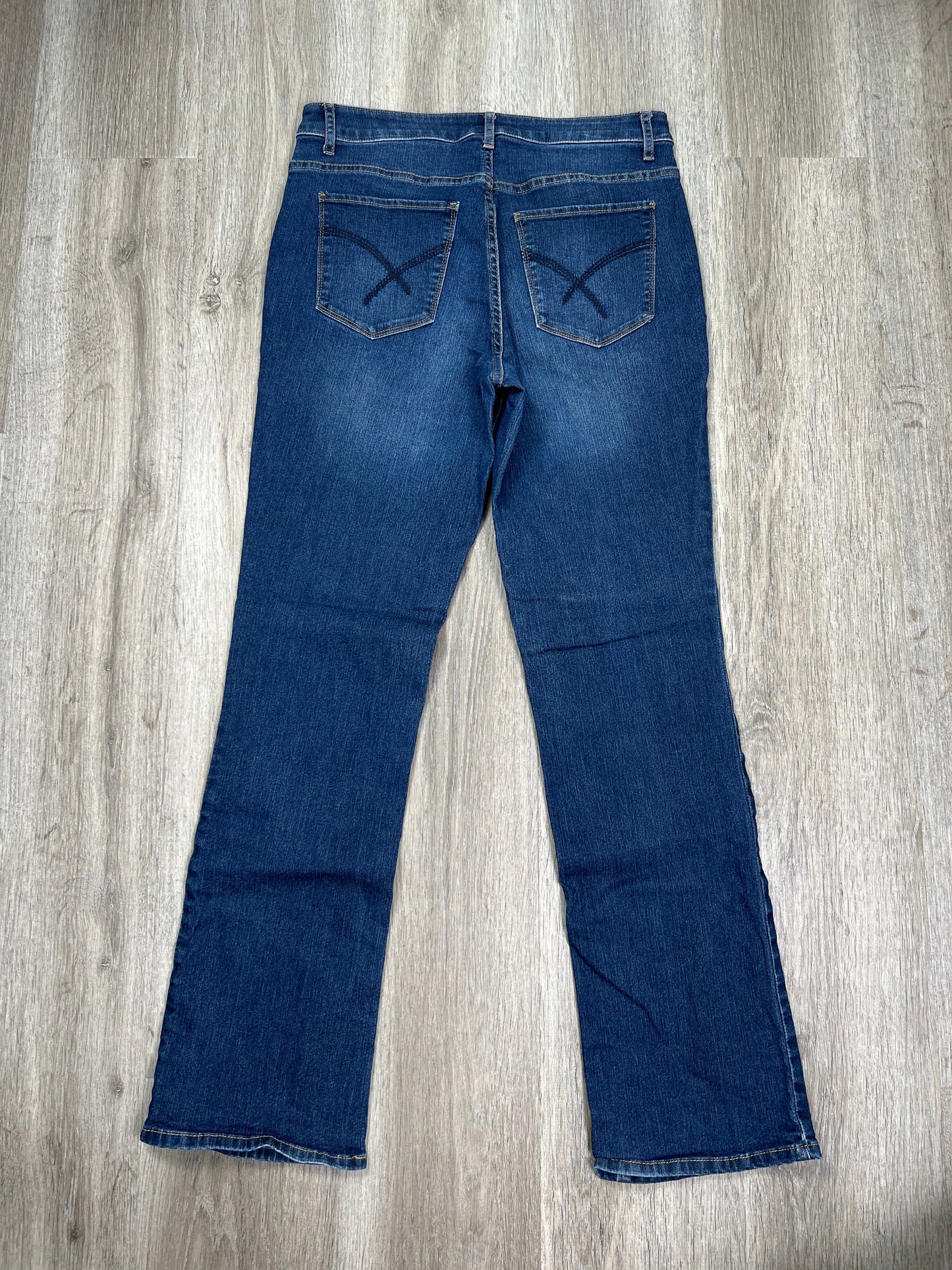 Blue Denim Jeans Straight Christopher And Banks, Size 6