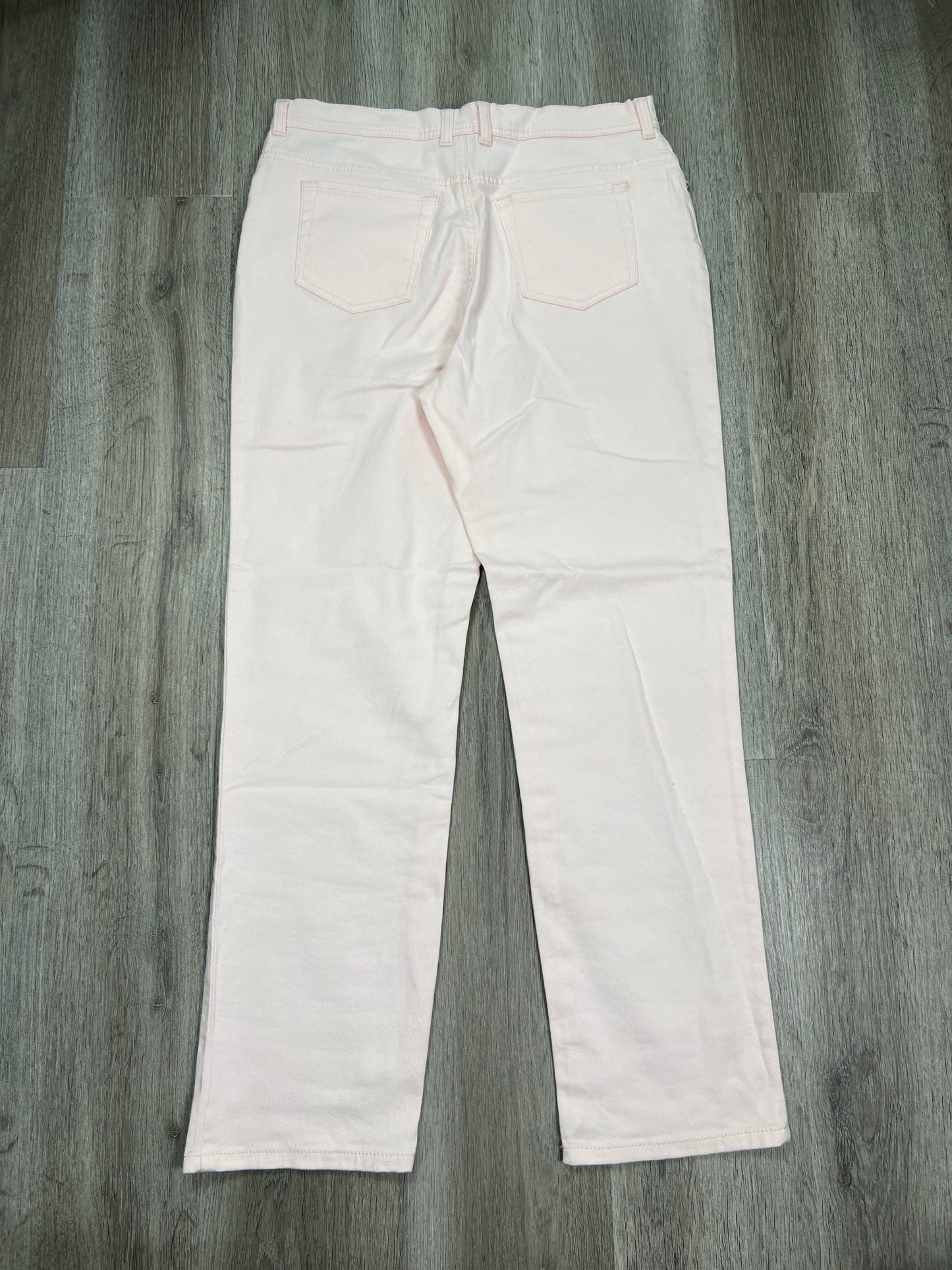 Pink Denim Jeans Straight Gloria Vanderbilt, Size 12