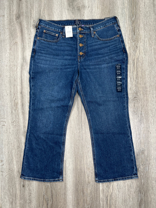 Blue Denim Jeans Flared J. Crew, Size 12