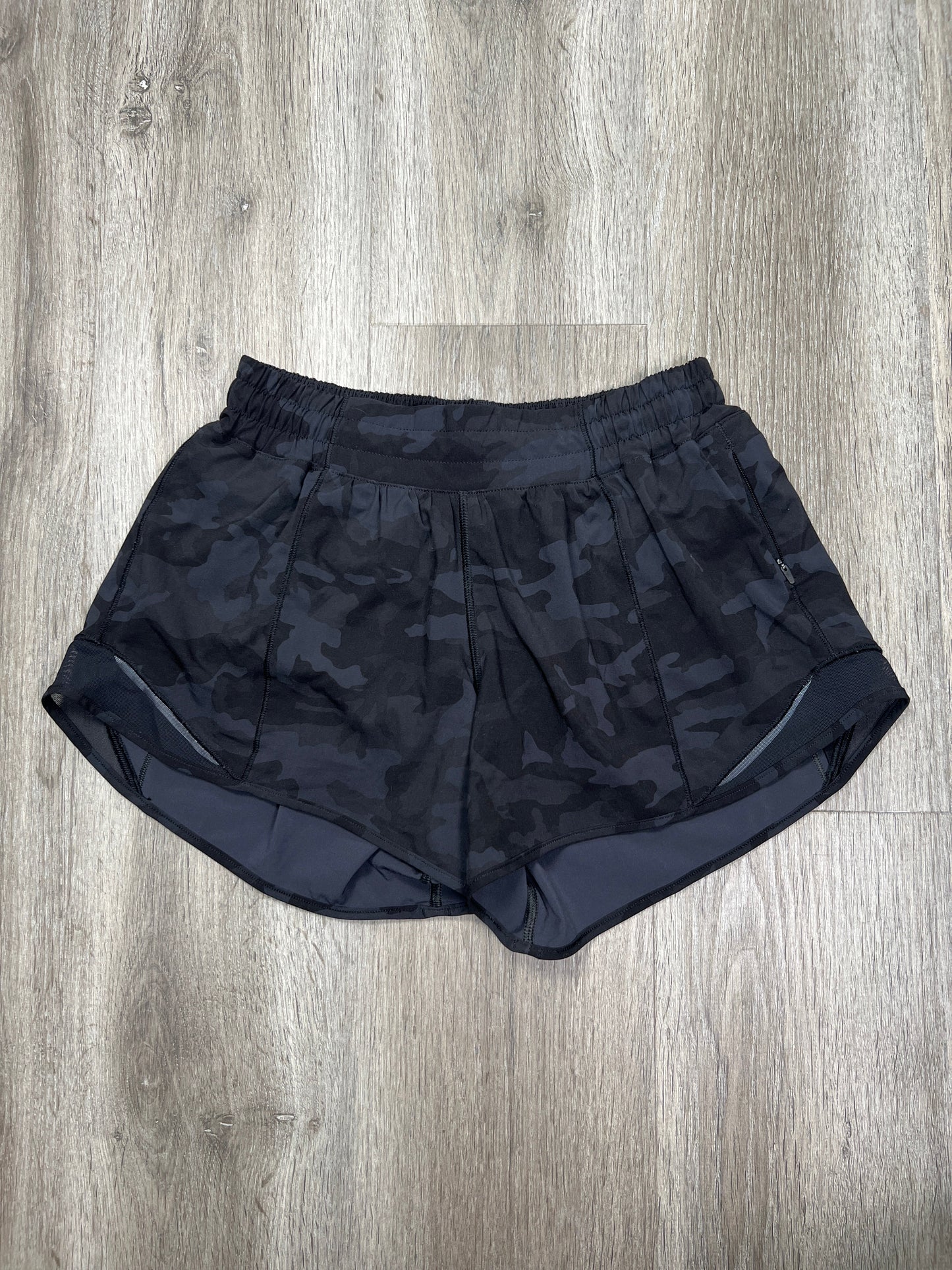 Camouflage Print Athletic Shorts Lululemon, Size S