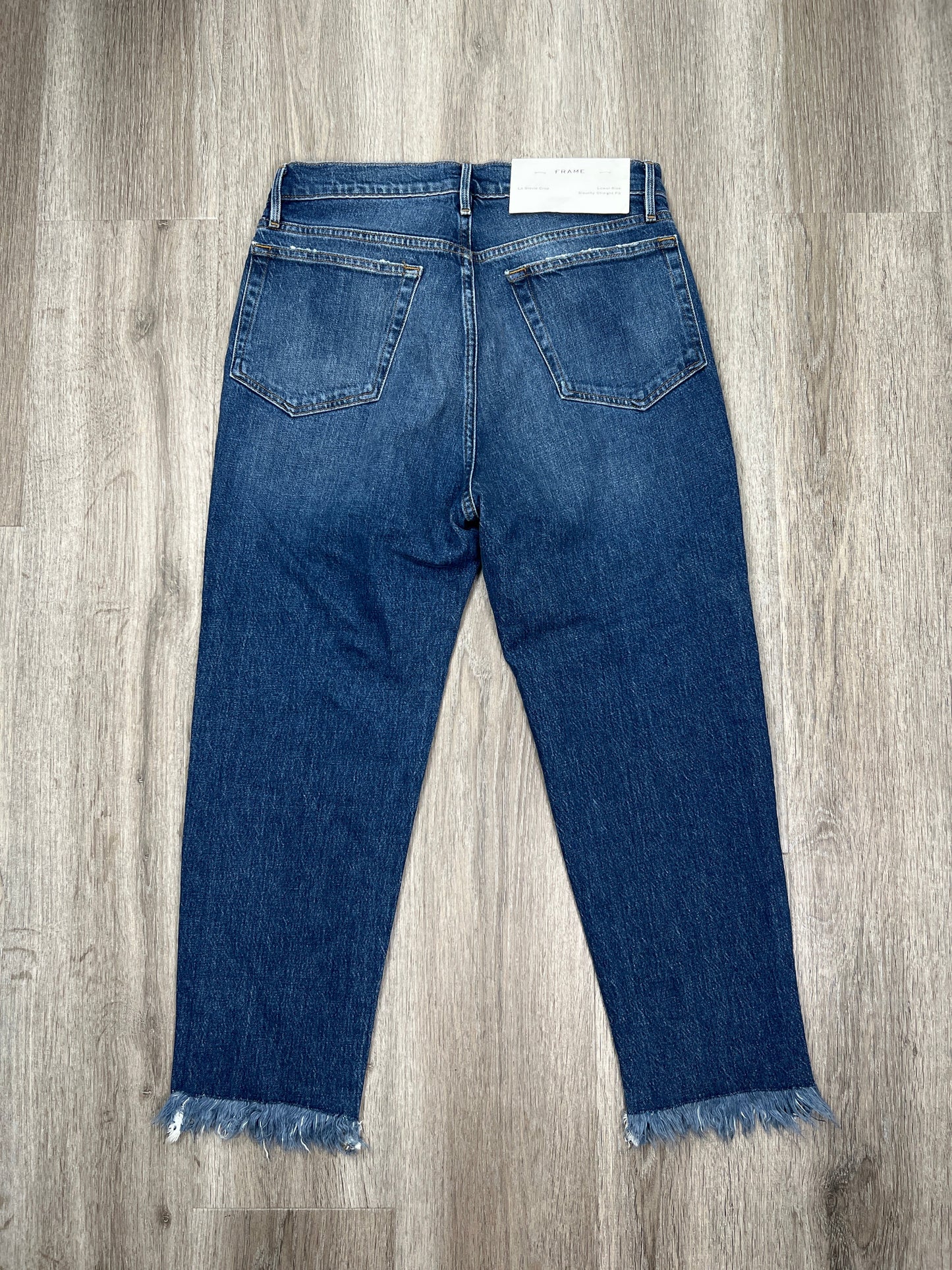Blue Denim Jeans Cropped Frame, Size 2