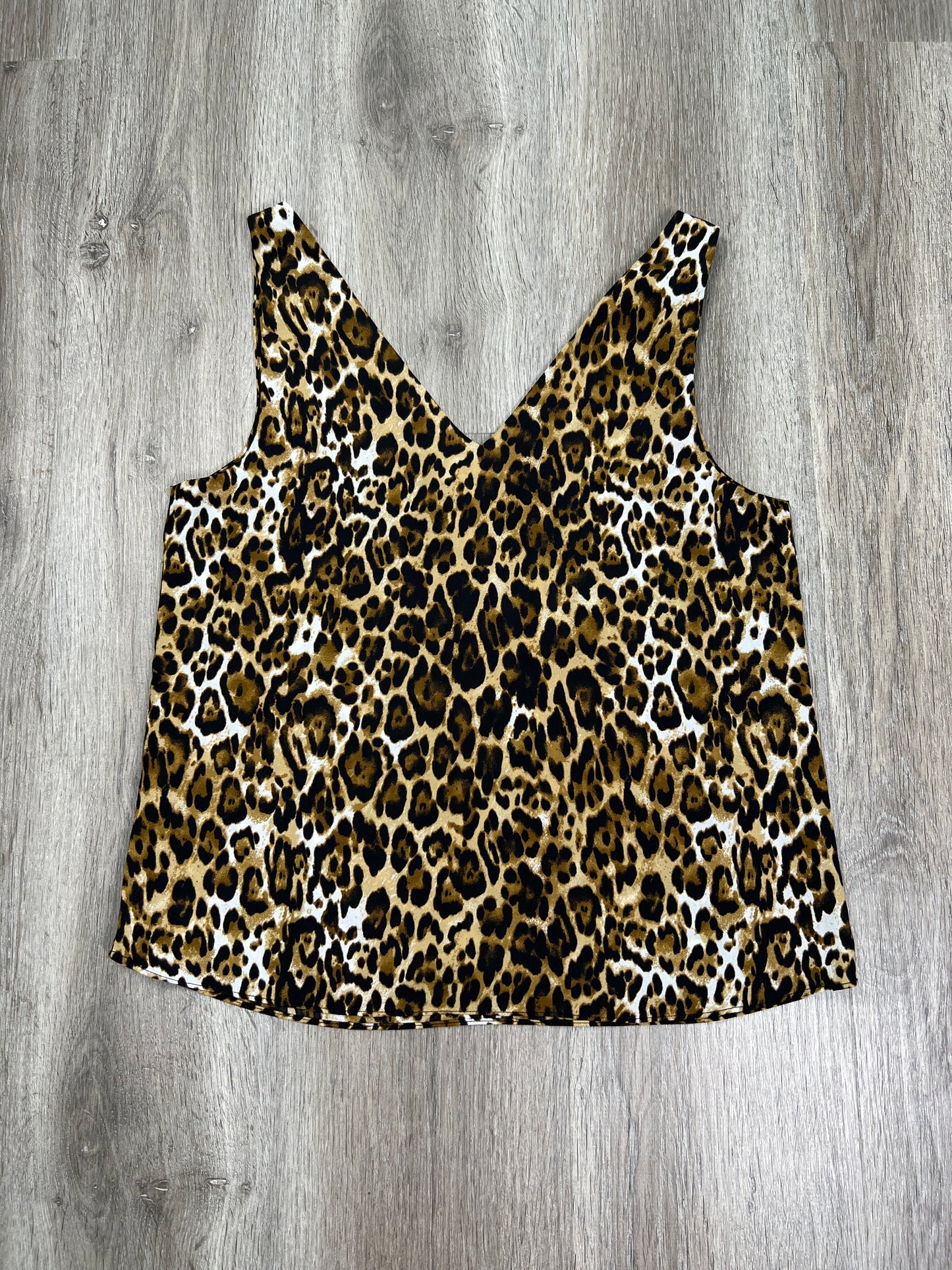 Animal Print Blouse Sleeveless Wayf, Size Xs