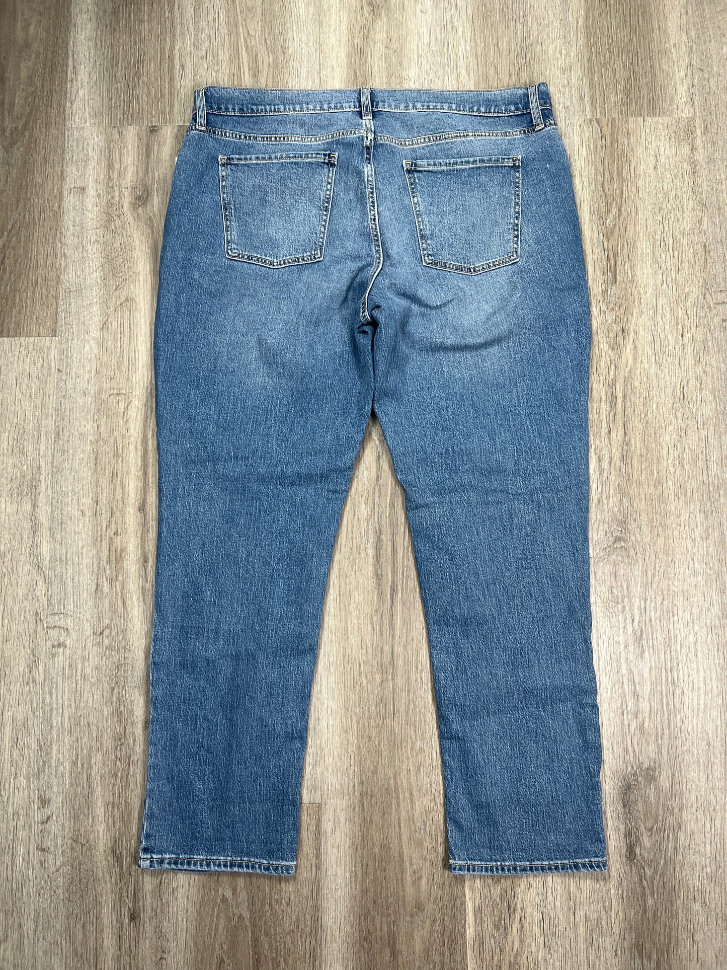 Blue Denim Jeans Boyfriend Old Navy, Size 16