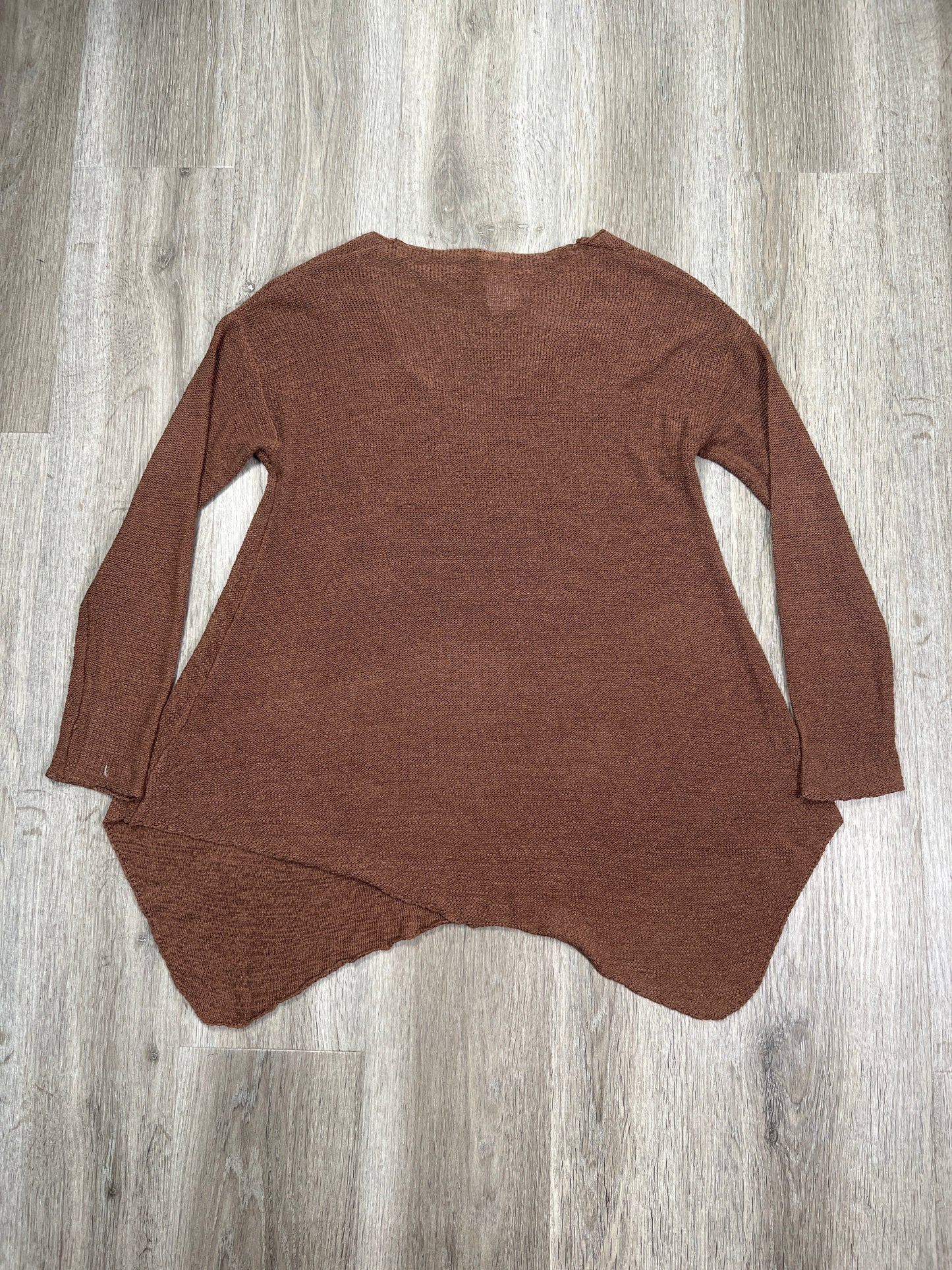 Top Long Sleeve By Wishlist In Brown, Size: M