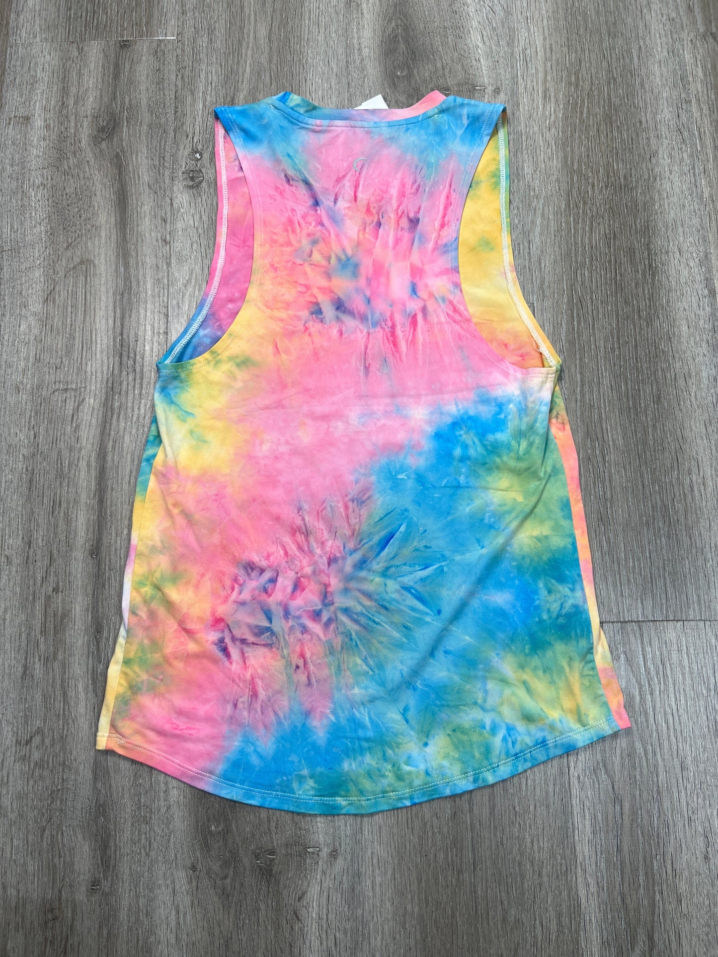 Athletic Tank Top By Zyia In Tie Dye Print, Size: S