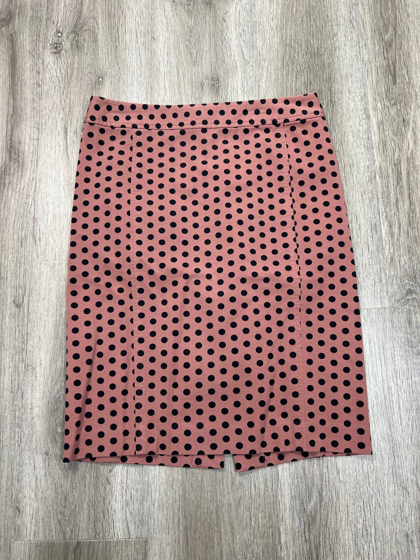 Skirt Midi By Loft In Polkadot Pattern, Size: Xs