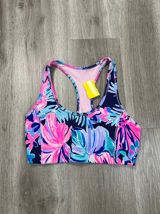 Athletic Bra By Lilly Pulitzer In Blue & Pink, Size: S