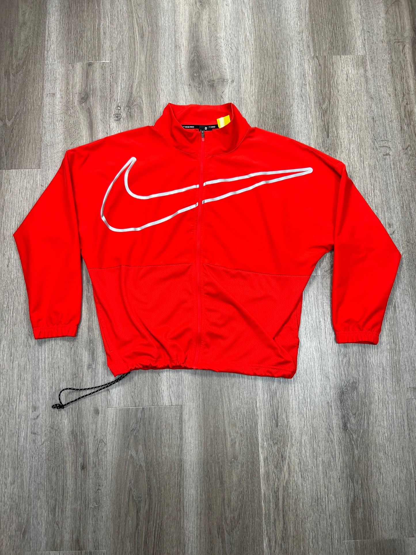 Athletic Jacket By Nike Apparel In Orange, Size: Xs