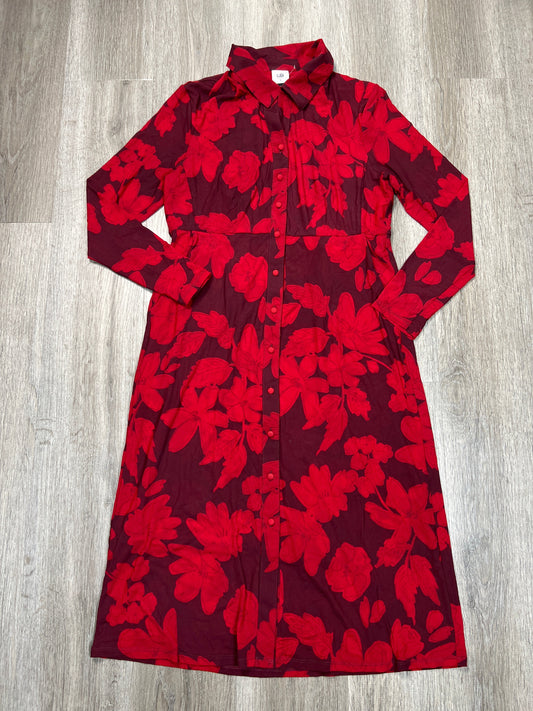 Dress Casual Maxi By Cabi In Red, Size: M