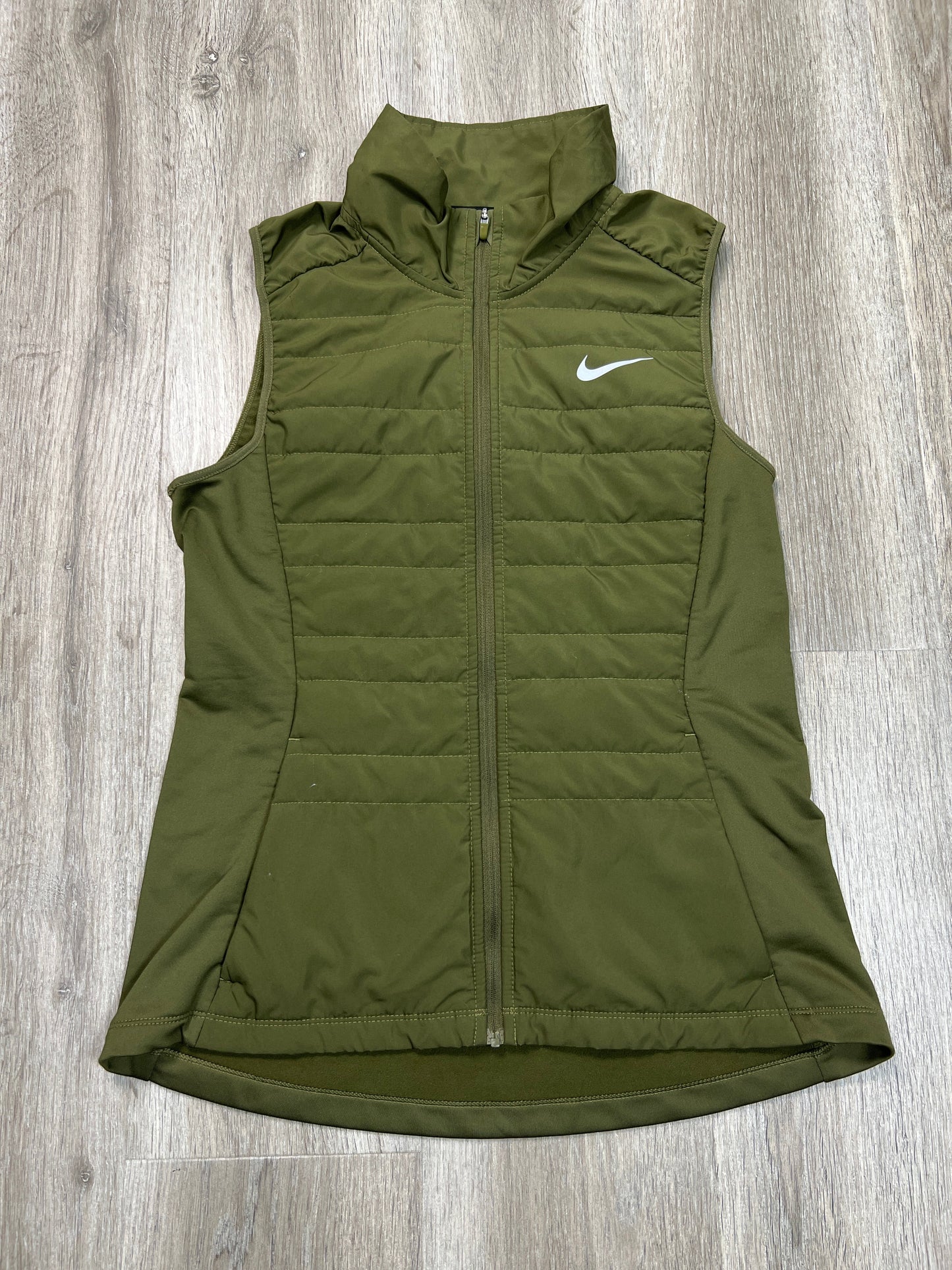 Vest Puffer & Quilted By Nike Apparel In Green, Size: S