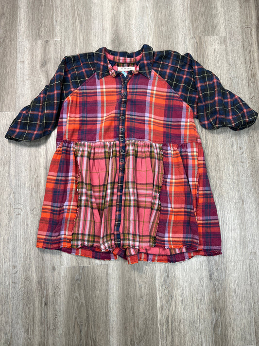 Dress Casual Short By We The Free In Plaid Pattern, Size: Xl