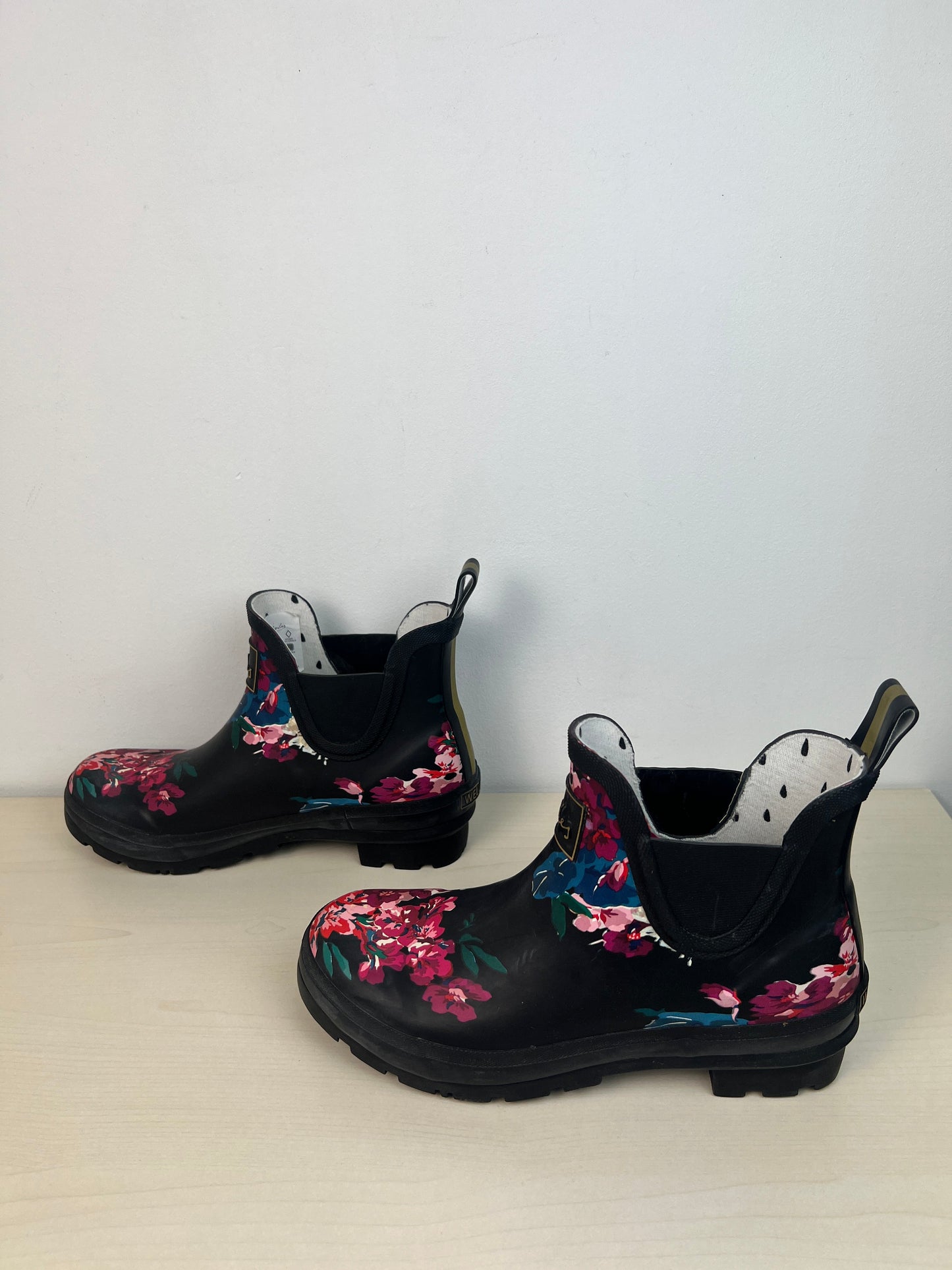 Boots Rain By Joules In Floral Print, Size: 7