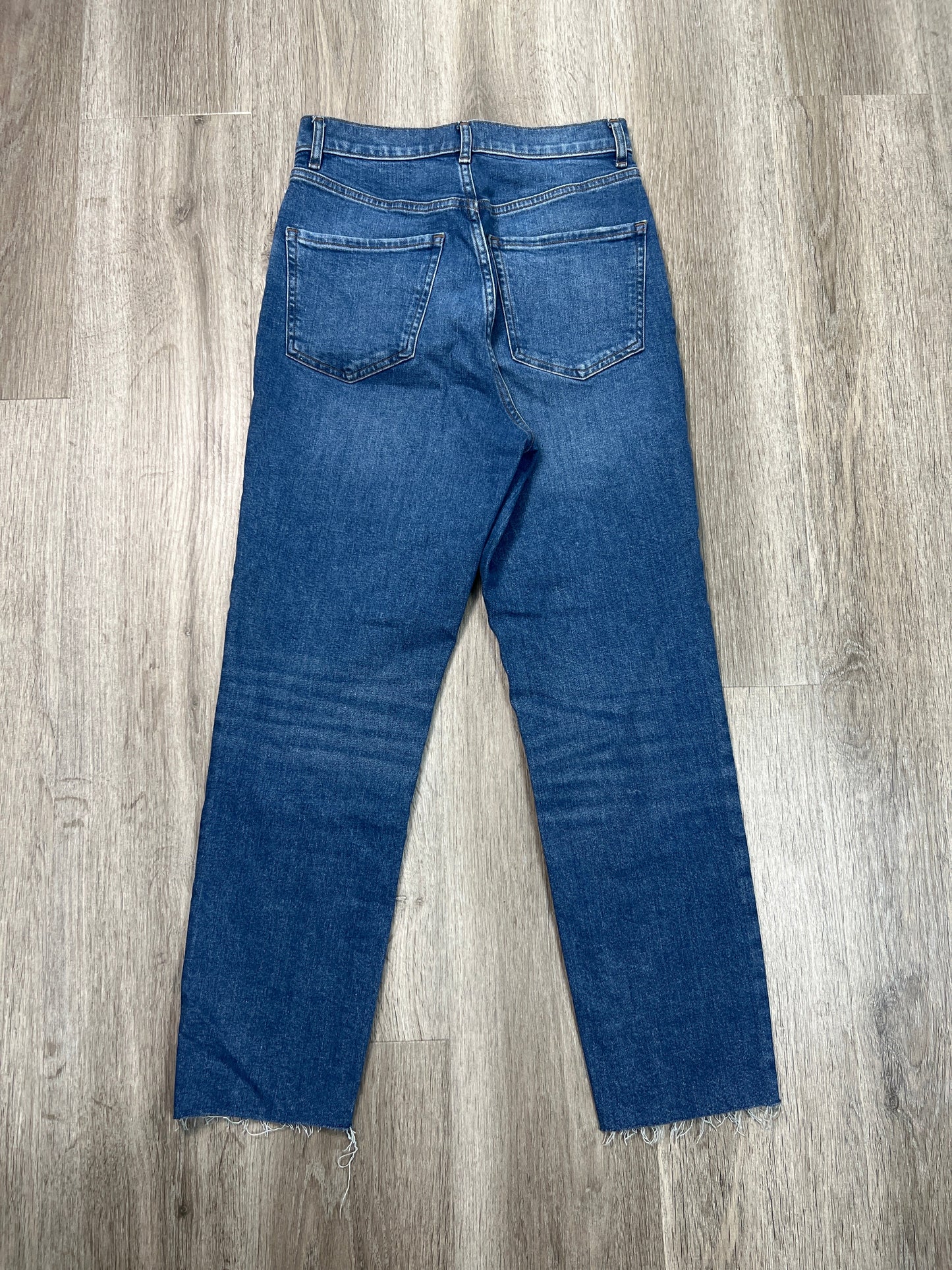 Jeans Boyfriend By Express In Blue Denim, Size: 4