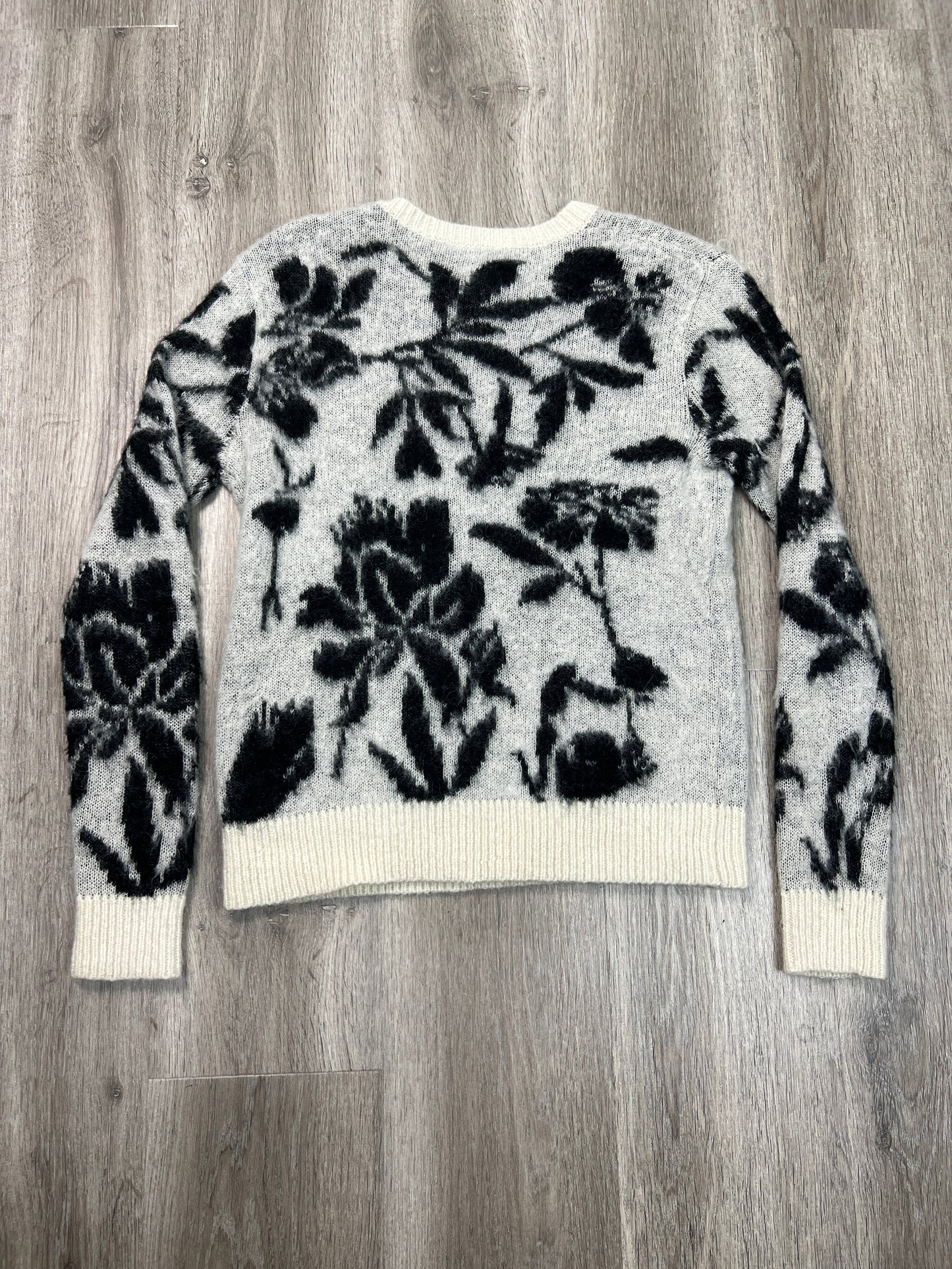 Sweater By Top Shop In Black & Cream, Size: S