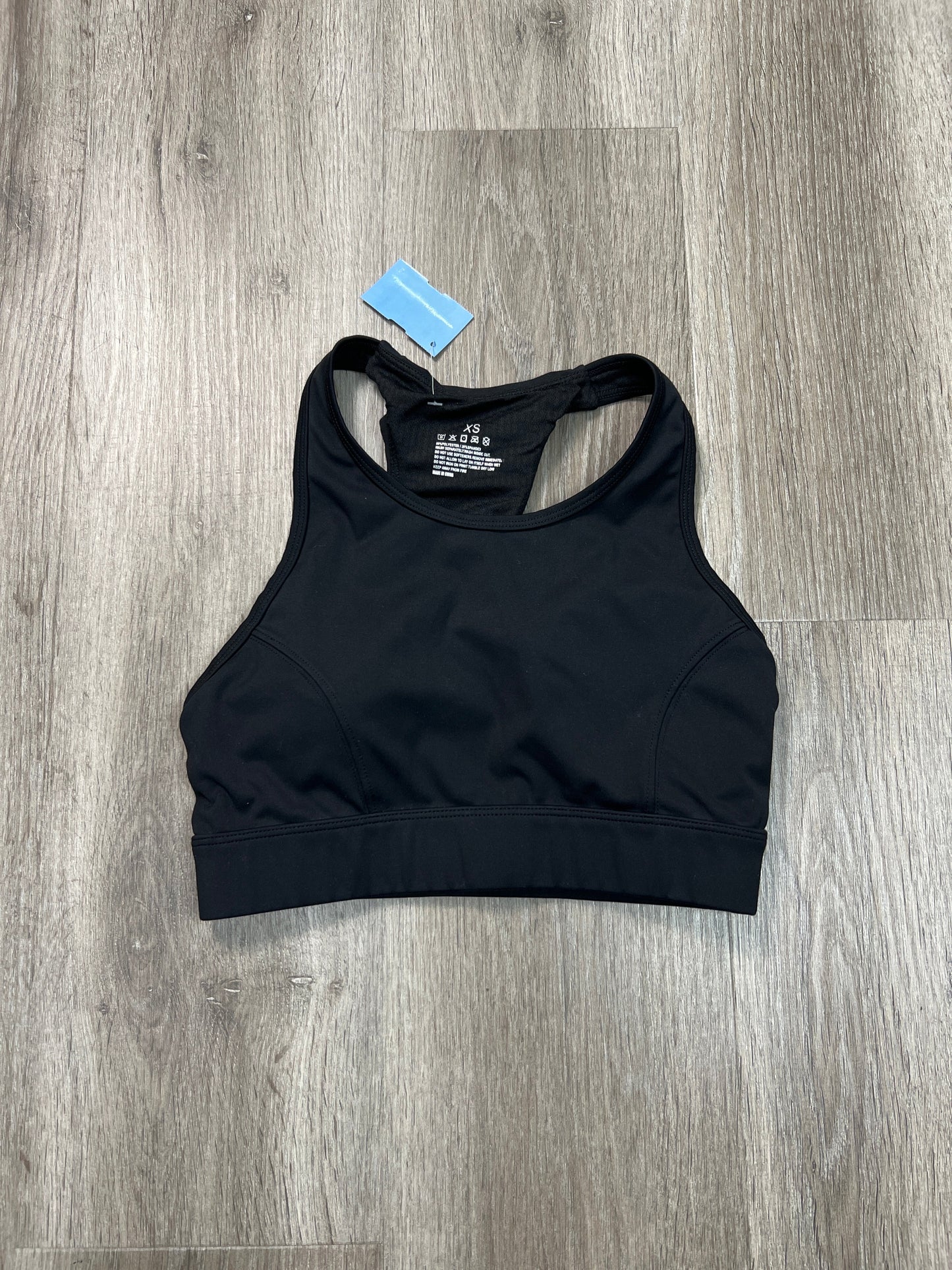 Athletic Bra By Clothes Mentor In Black, Size: Xs