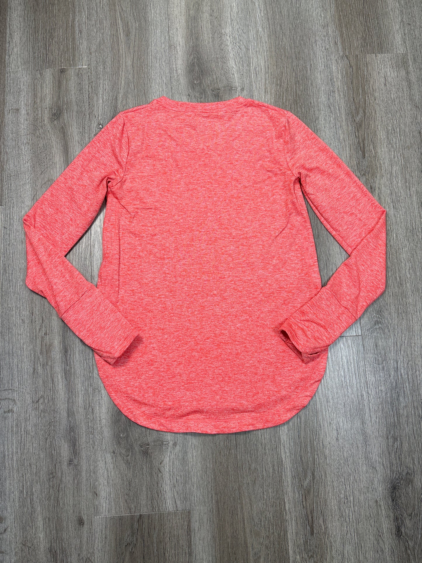 Athletic Top Long Sleeve Crewneck By Athleta In Orange, Size: Xs