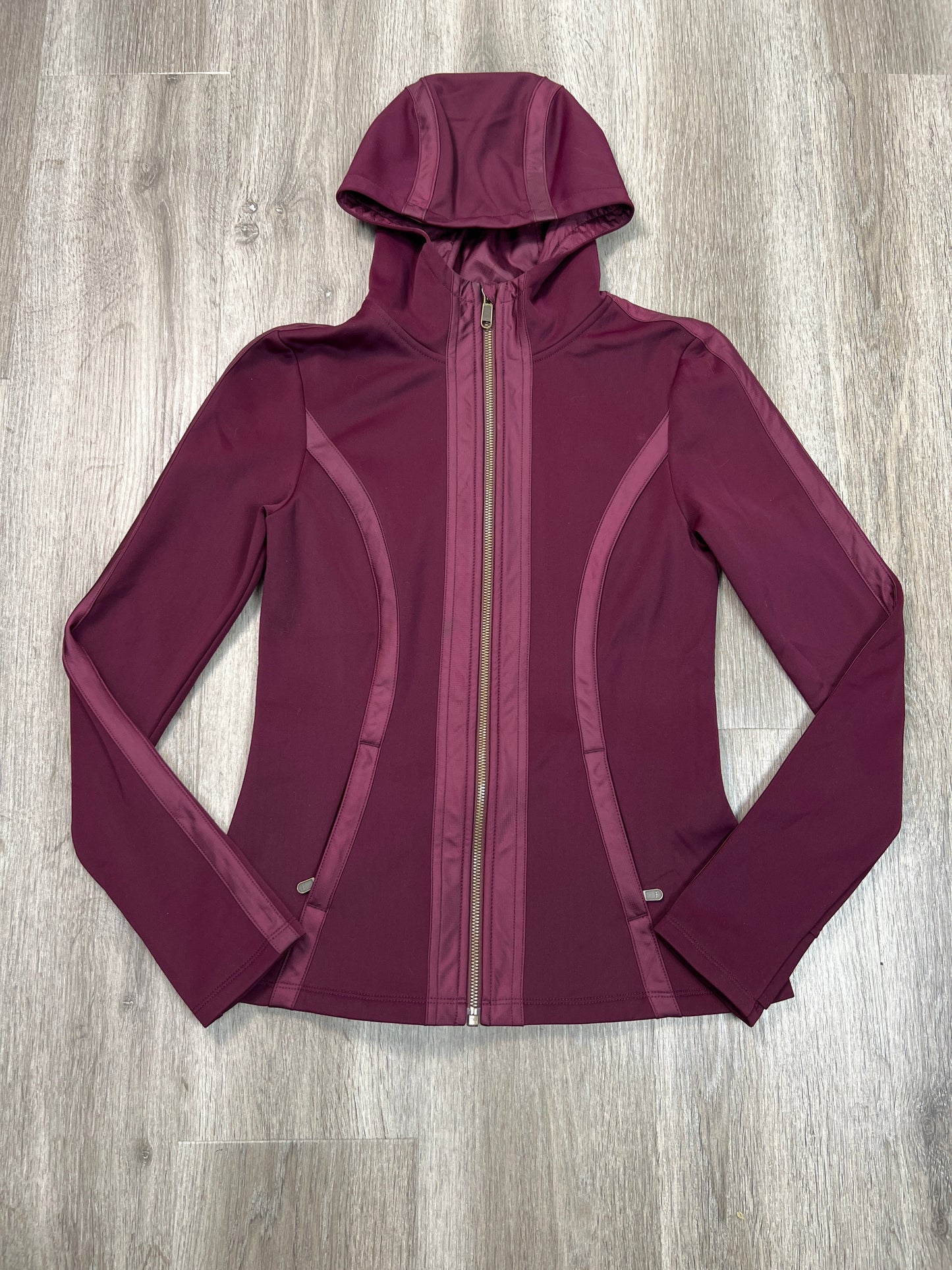 Athletic Jacket By Athleta In Maroon, Size: Xs