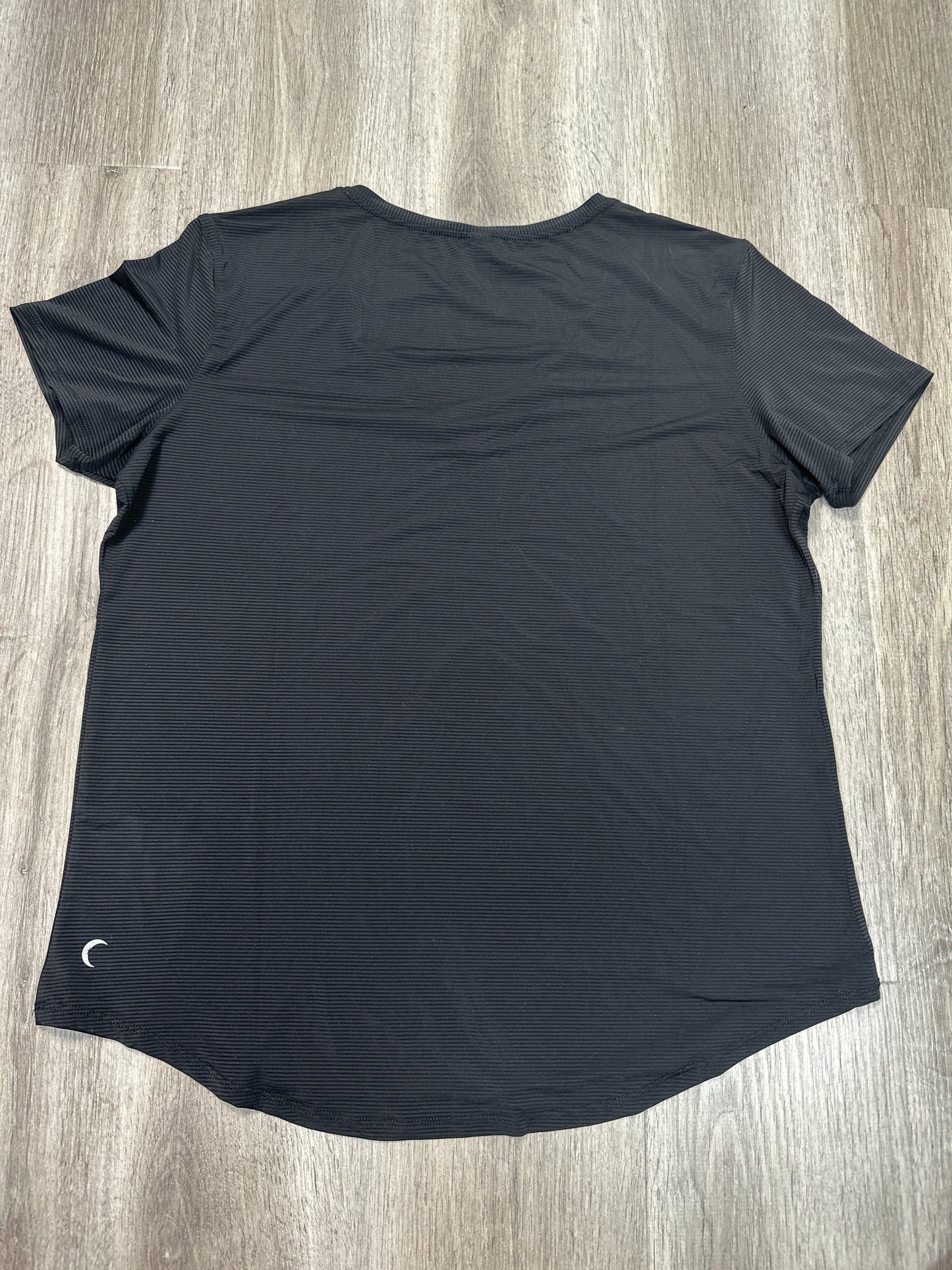 Athletic Top Short Sleeve By Zyia In Black, Size: Xxl