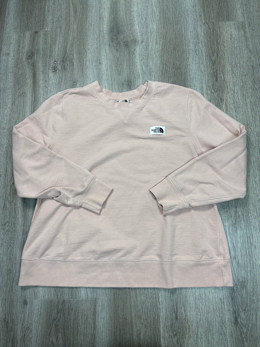 Sweatshirt Crewneck By The North Face In Pink, Size: 2x