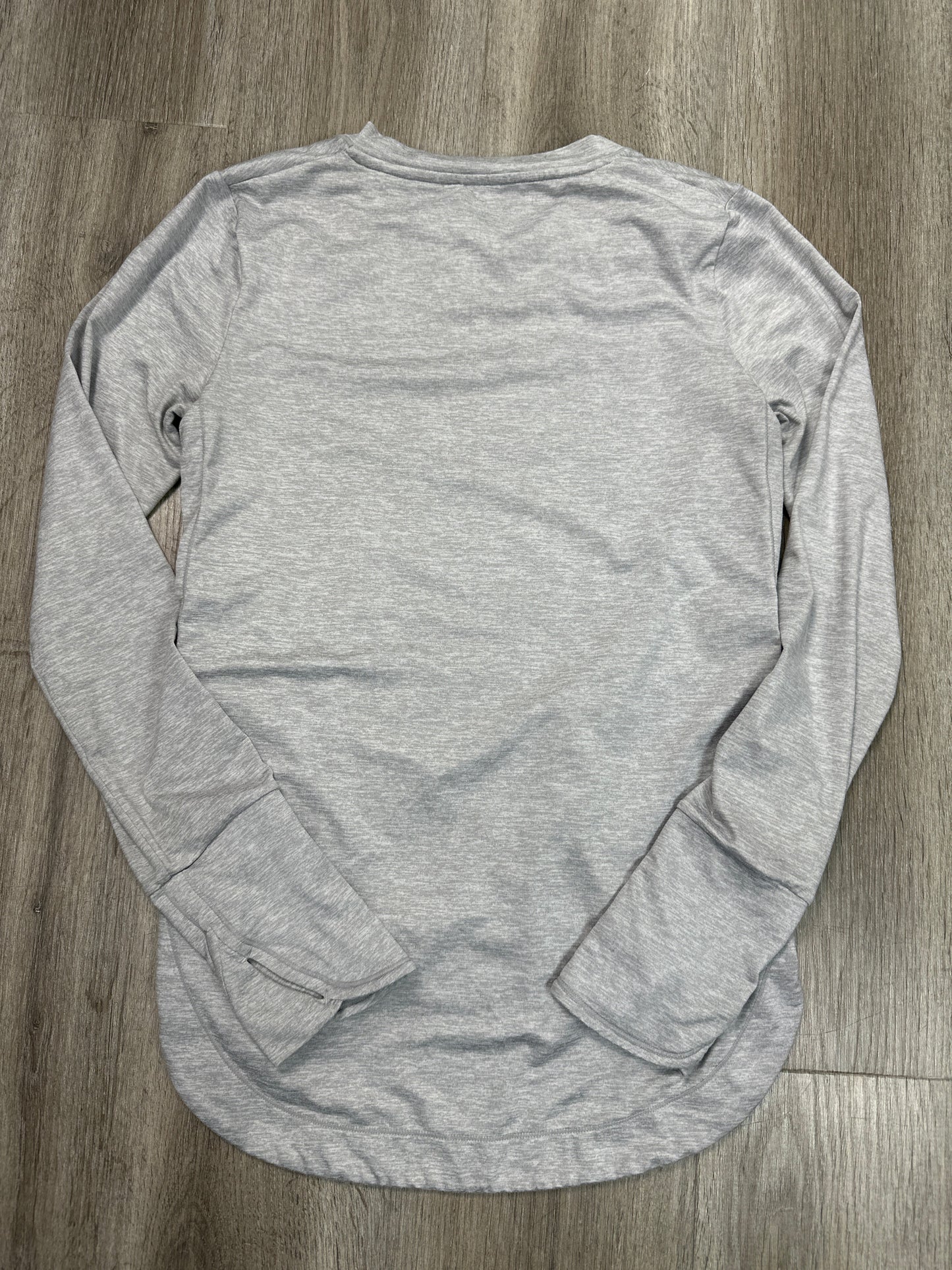 Athletic Top Long Sleeve Crewneck By Athleta In Grey, Size: Xs