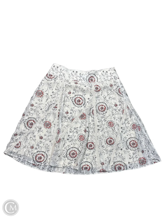 Skirt Midi By Ann Taylor In Floral Print, Size: S