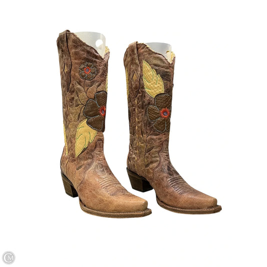 Boots Western By Corral In Brown, Size: 8