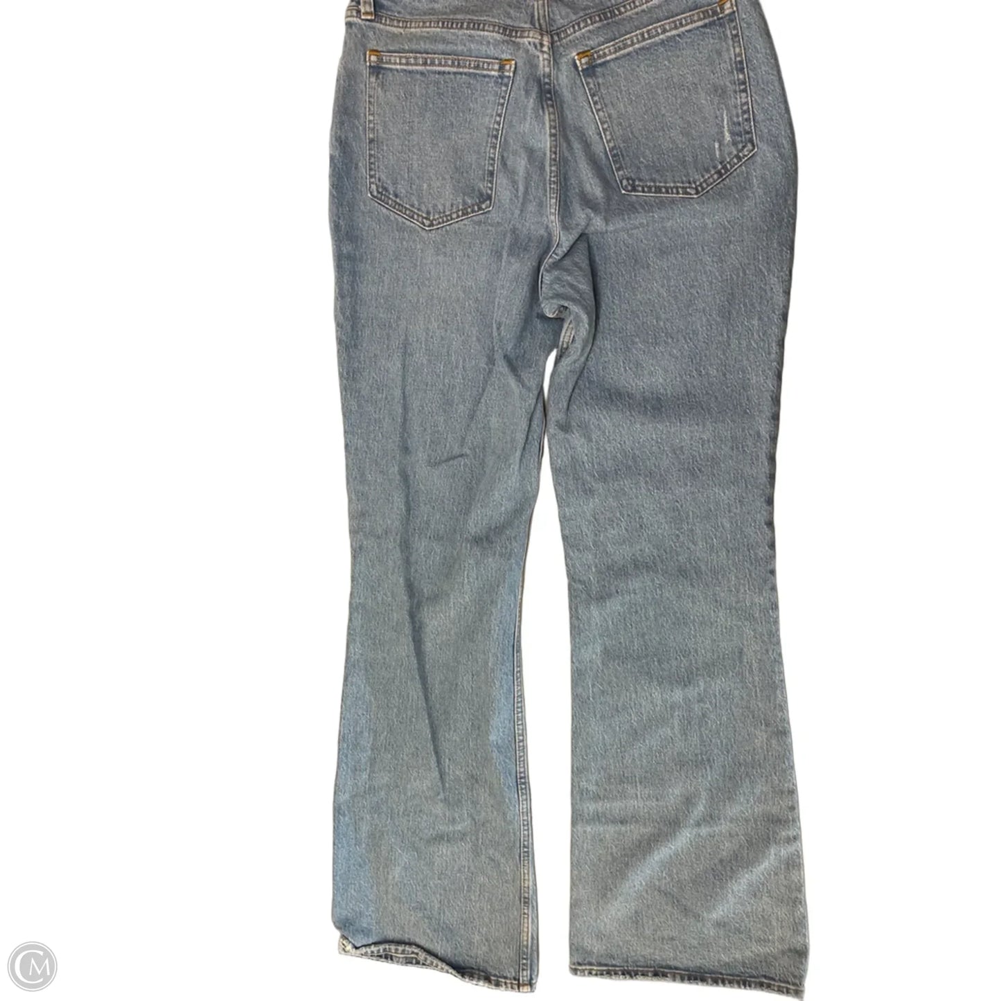 Jeans Flared By Abercrombie And Fitch In Blue Denim, Size: 10l
