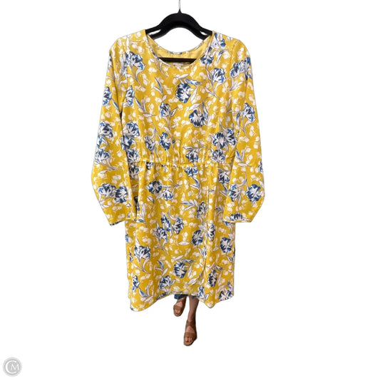 Dress Casual Short By J. Crew In Yellow, Size: M