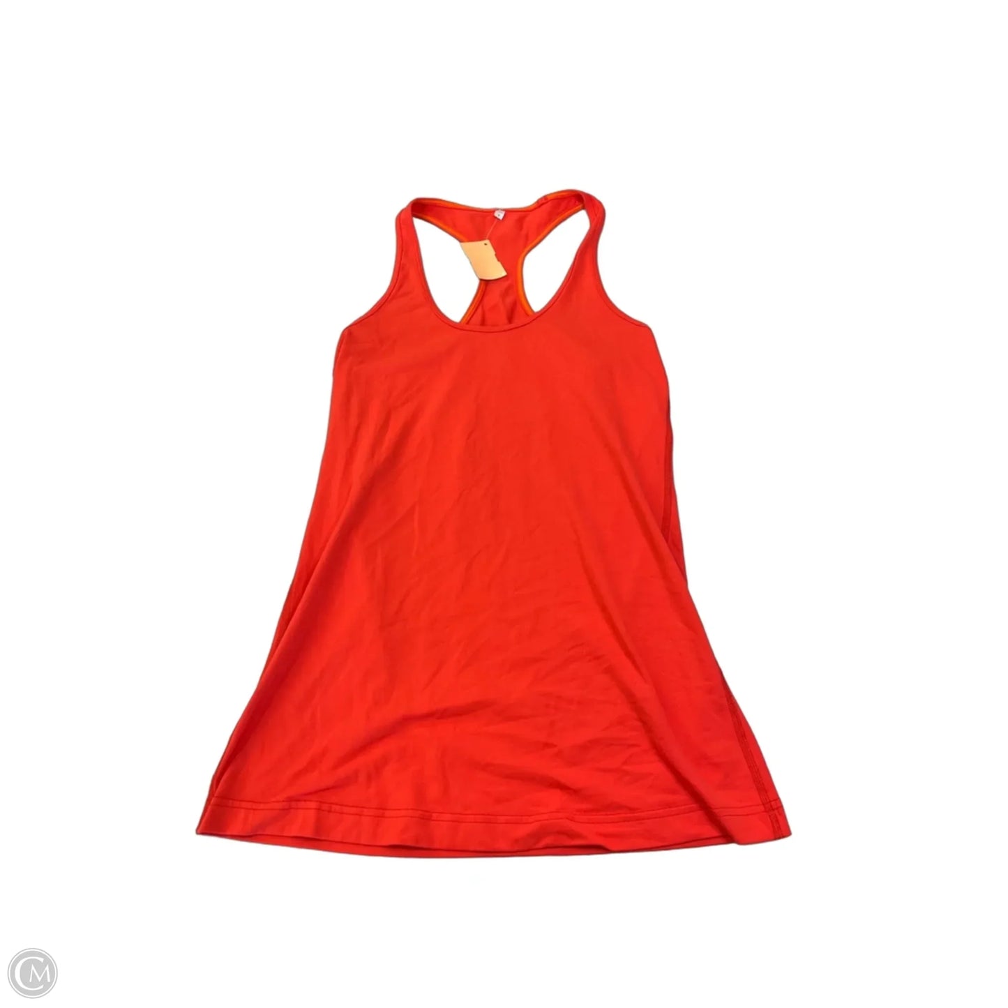 Athletic Tank Top By Lululemon In Orange, Size: M