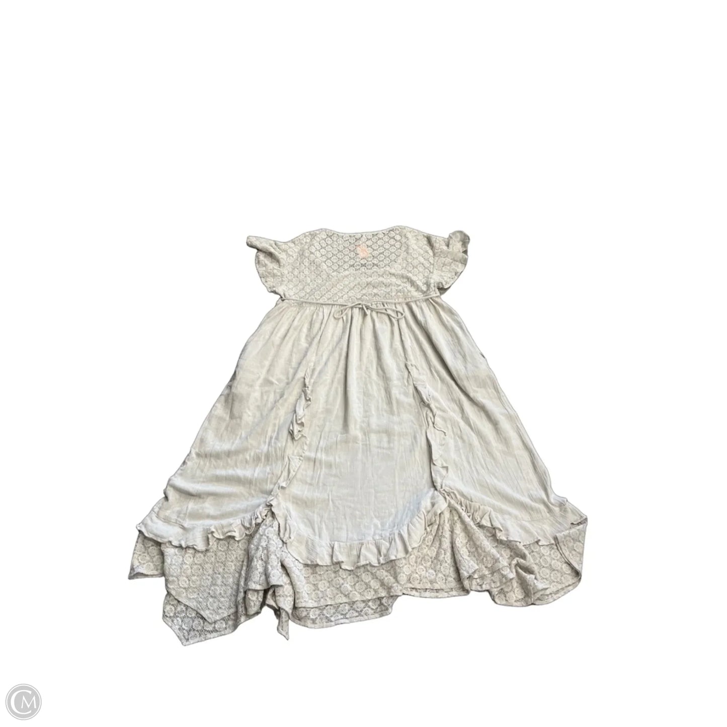 Dress Casual Maxi By Free People In Cream, Size: M