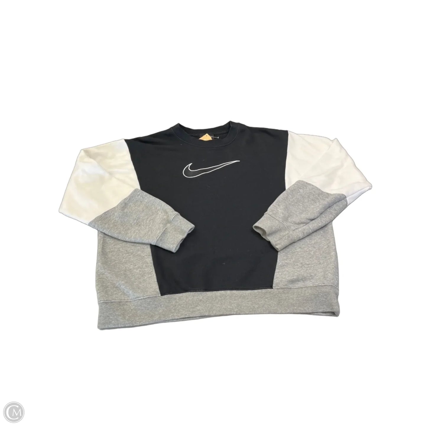 Sweatshirt Crewneck By Nike In Black, Size: M