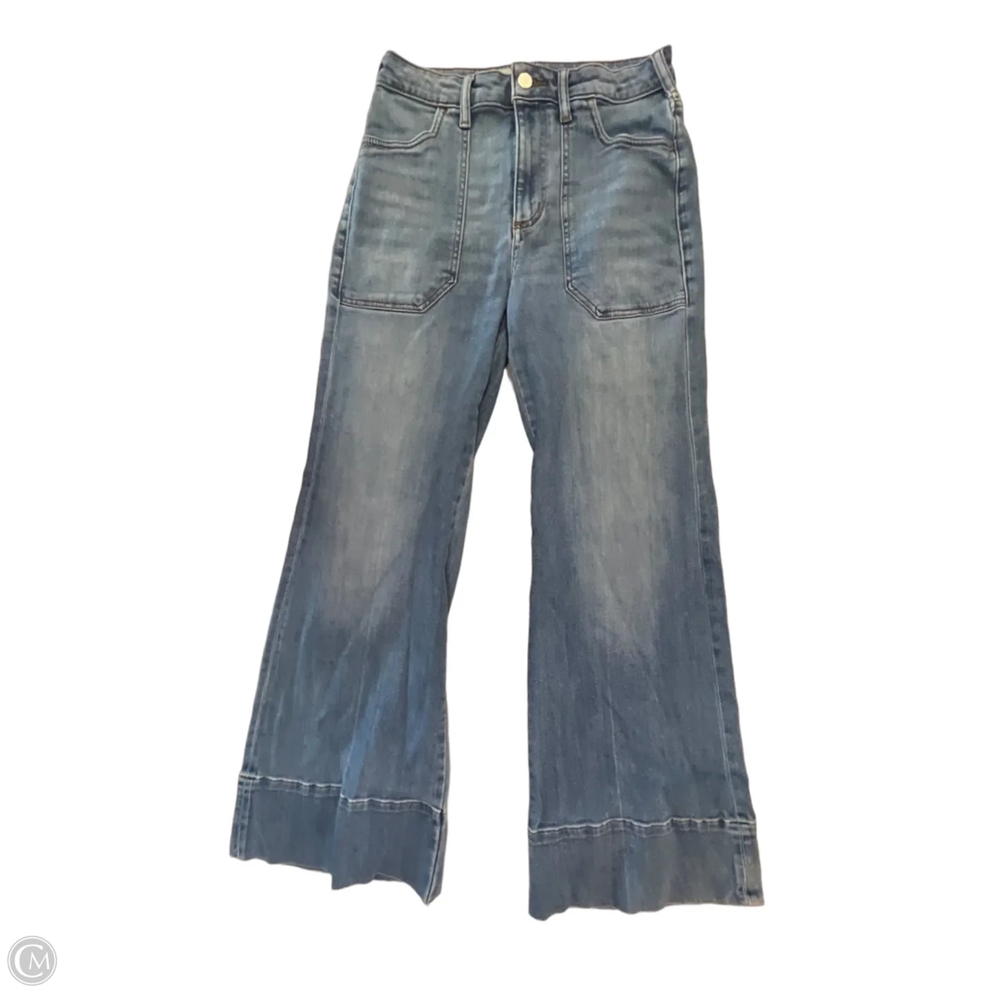 Jeans Wide Leg By Pilcro In Blue Denim, Size: 4