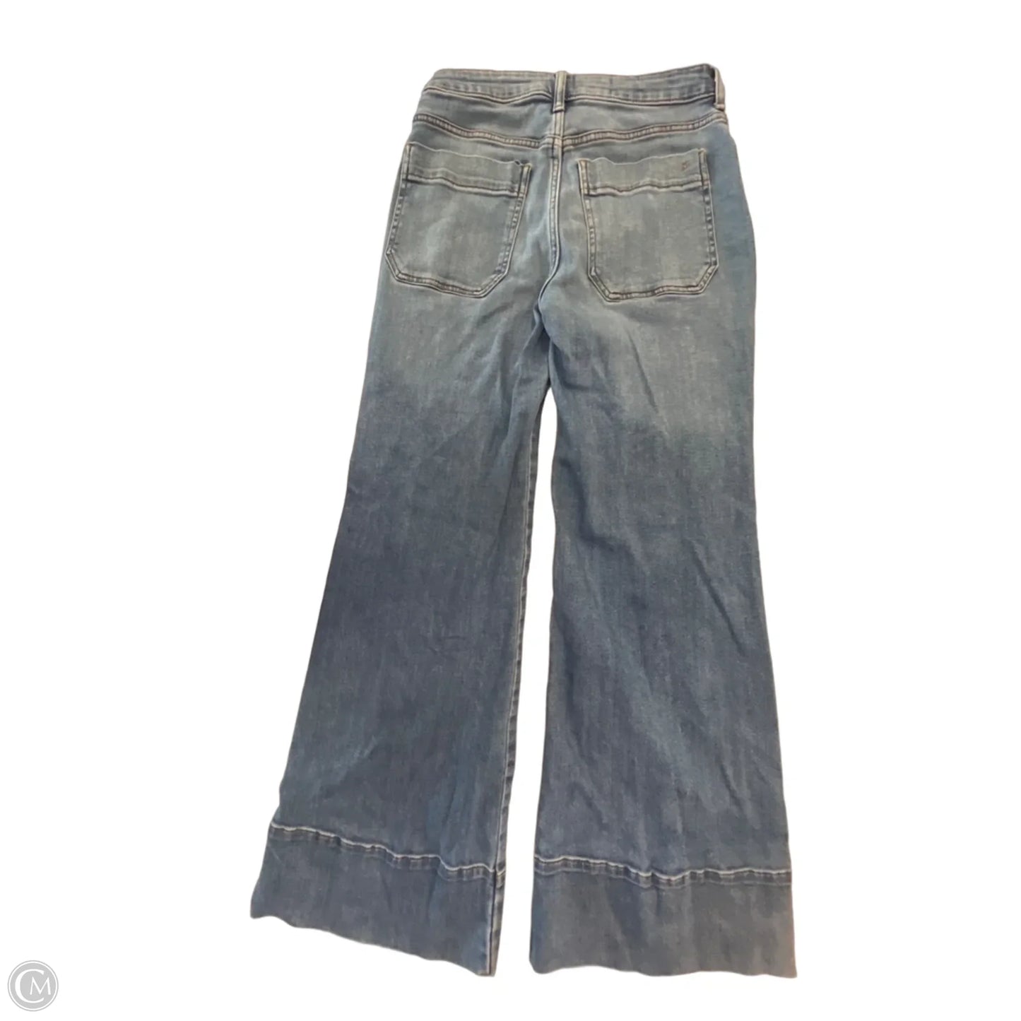 Jeans Wide Leg By Pilcro In Blue Denim, Size: 4