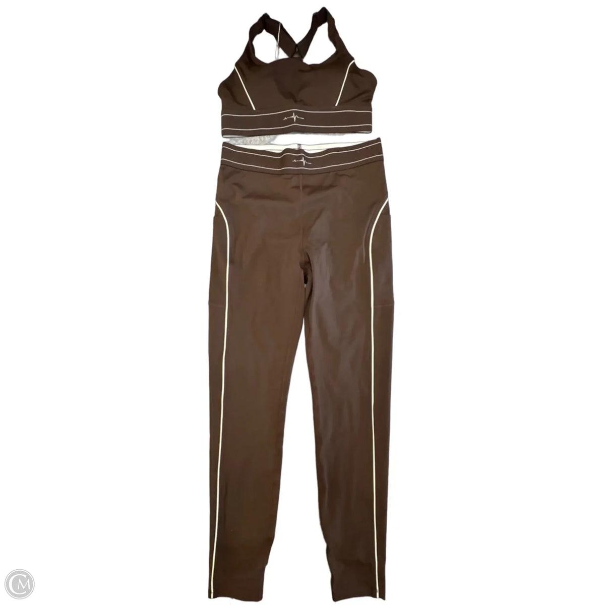 Athletic Pants 2pc By Clothes Mentor In Brown, Size: S