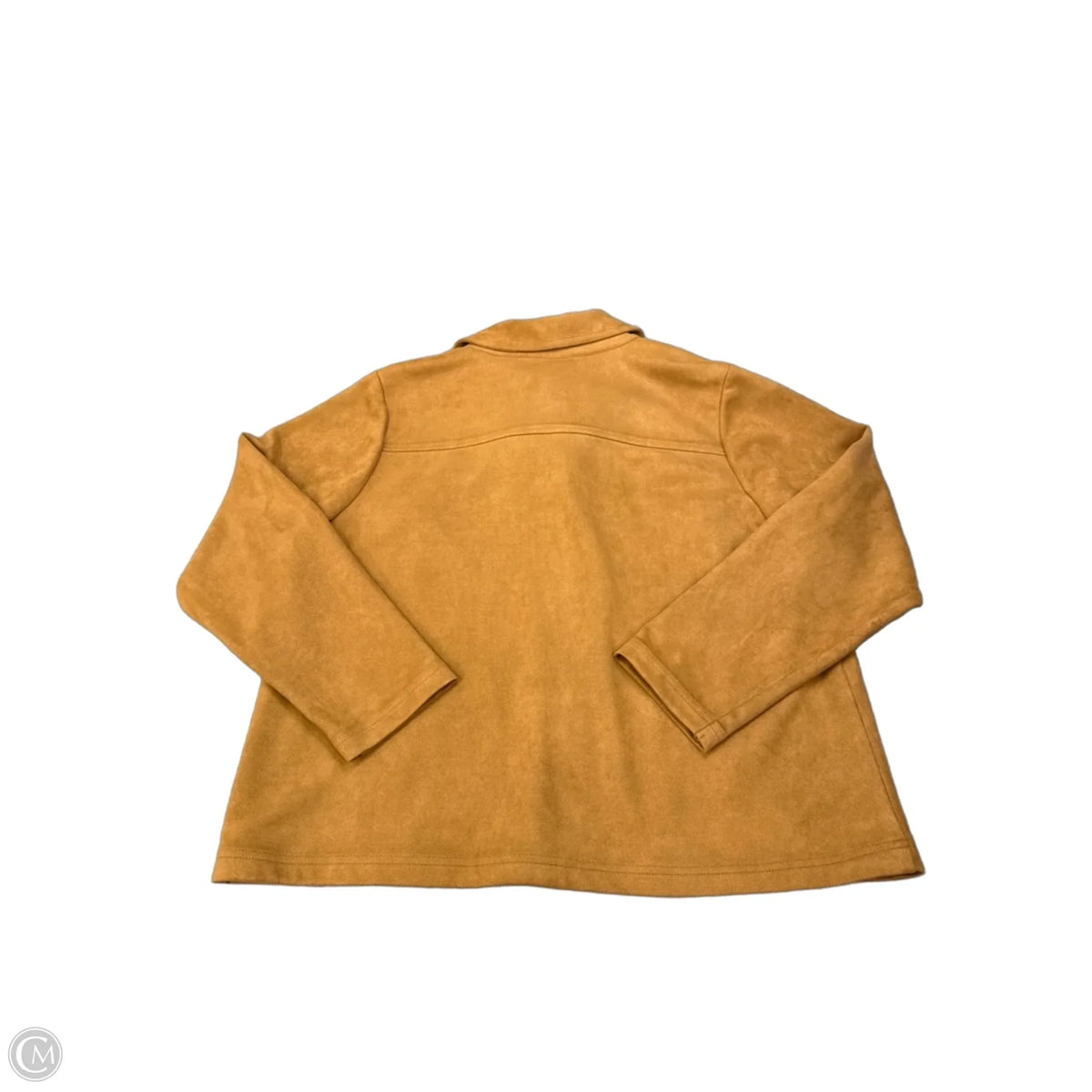 Jacket Shirt By D&co. In Tan, Size: L