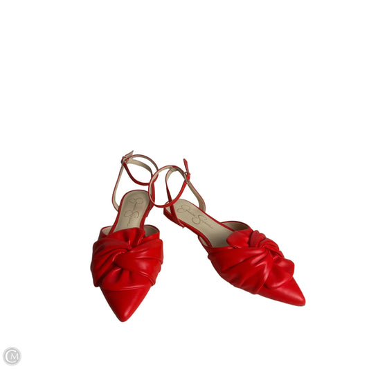 Shoes Flats By Jessica Simpson In Red, Size: 8