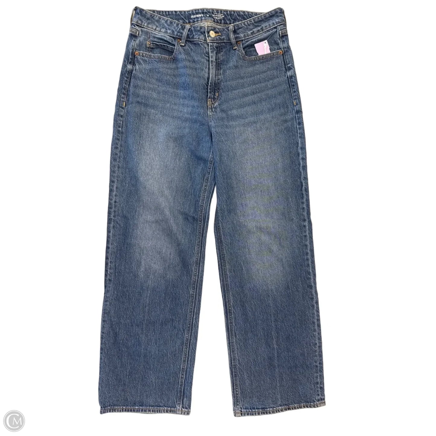Jeans Wide Leg By Old Navy In Blue Denim, Size: 10